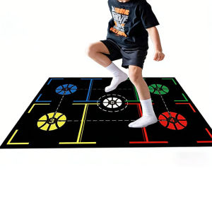 Basketball Train Mat Non Slip Soundproof Material Training Anti Slip Mats Stain Easy To Maintain Indoor Water Absorption