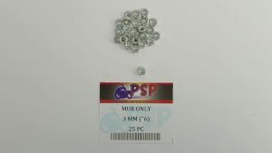 Mur Only 3mm ("6) Harga 1 Pak Isi 25 - Mor Kuning Nut Only Hex 3 Mili M3 Kunci 6 Drat 1.2 Universal