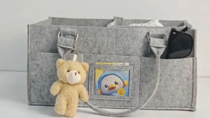 🔥READY STOCK🔥 Kedi Lampin Baby Diaper Caddy Organizer Portable Diaper bag Travel Bag with Handle