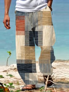 2026 Hot-selling Fashionable New Style Mens Summer Pants Beach Outdoor Vacation Leisure Loose 3D Printed Pants Large Size