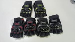 SUOMY Summer Breathable Motorcycle Half Finger Gloves Bicycle Riding Outdoor Sports Glove Hard Shell Protective Motocross Gloves