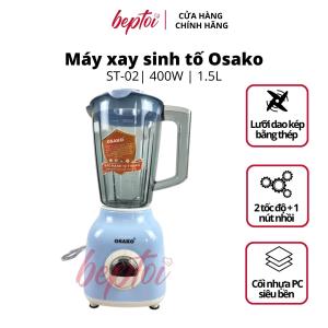 Máy xay sinh tố Osako máy xay đa năng cối nhựa công suất 400W ST-02 - BH 12 tháng
