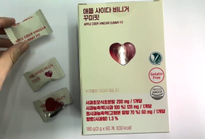 Radimery Apple Cider Vinegar Digestive Support Gummies - 60pcs Vegan-Friendly Weight Management