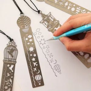 Creative Multifunctional Ruler Student Painting Tools Measuring Ruler Bookmark Ruler Page Tags Bookmarks