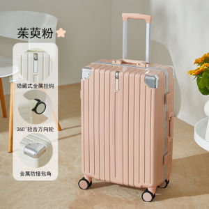 Multifunctional Hardshell Suitcase Aluminum Frame Carry-On Wheel Spinner for Women Durable Travel Bag with Lock And Zipper