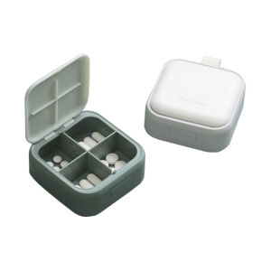 ตลับใส่ยาพกพา กล่อง ตลับใส่ยา Medicine box ตลับเก็บยาแบบพกพา กล่องแยกเม็ดยา กล่องวิตามิน กล่องยาขนาดพกพา กล่องยา กะทัดรัด พกพาสะดวก