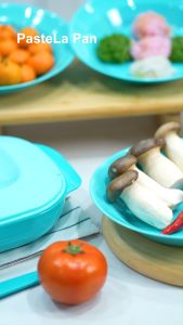 PASTELA PAN WITH SERVING SET OF 7 PCS TOSKA