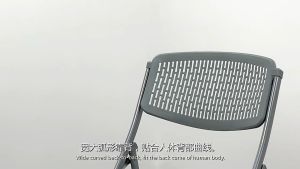 Ergonomic Design Hollow Foldable Chair Space-Saving Hollow Chair High Quality PP Foldable Chair