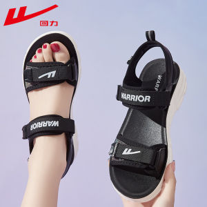 Warrior Womens Flat Bottom Sandals Soft Thick Heel Middle School Teenage Childrens Sports Casual Shoes Fashionable Low Cut