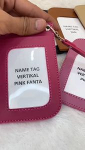 NAME TAG KULIT / ID CARD HOLDER KULIT / ID CARD / GANTUNGAN NAMA RN37