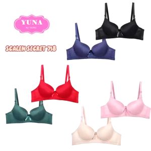SCALEN SECRET | T-Shirt Bra Kawat Satin SS 718 | Ukuran 36B-42B