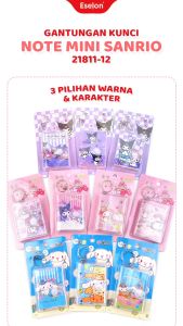 Notebook Mini + Gantungan Kunc i 21811-12 / Notebook Mini Cinamorol