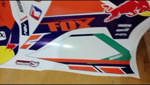 Sticker Striping Mini Trail Viar Cross X 100cc New Full Body Bebas Reques