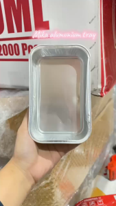 25 Pcs!! Alumunium foil tray OX tanpa tutup / Cup OX-100 Macaroni Schotel 75x75