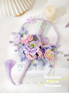 Handmade DIY Twisted Rod Fan Bouquet 3D Fan Creative Gift for Mothers Day And Friends Craft Making Kit for All Ages