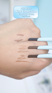 Shawill Dual-Ended Eyebrow Pencil with Spoolie Brush Auto Twist No Sharpen Needed Long-Lasting Natural Waterproof Brow Makeup for Beginners S3056