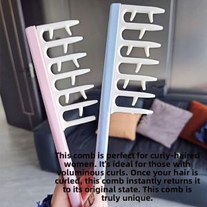 Wide Tooth Plastic Comb for Curling Hair And Anti-Static Home Use Hair Care Tool Large Tooth Comb for Womens Hair Styling