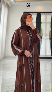 DRESS GAMIS ANJANI COKSU SUSUN CANTIK