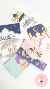 Pinky Bee Amplop Lebaran Ramadhan Angpau Emas Idul Fitri (10pcs)