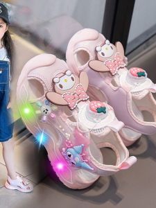 Princess Themed Girls Sandals with Light up Top Cover Design Summer Collection Childrens Shoe Comfort And Style Combined