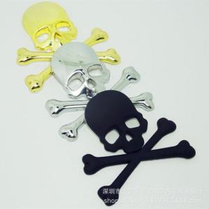 Metal 3D Personalized Car Decal Skull Bone Split Set Suitable for Any Car DIY Modification Keychain Bag Tag Accessories