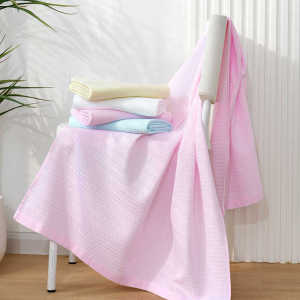 Khăn Tắm Vải Cotton Nguyên Chất Siêu Mỏng Thấm Hút Nhanh Khô Cho Bơi Lội Phòng Tắm Du Lịch Công Tác Mùa Hè Khăn Tắm Vải Cotton