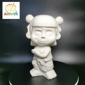 [Rapid Shipment] DIY Graffiti on 17 - 24 cm Cartoon - shaped Piggy Banks. Souvenir Festival Tokens Home Furnishings and Tabletop Decor. Durable Vinyl Presents for Birthdays Multiple Designs for DIY Fans. [White Piggy Bank + 12 - color Paint Set]