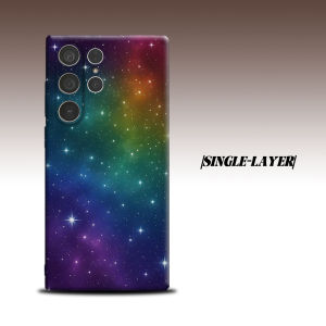 Rainbow Nebula Star Galaxy For Samsung Galaxy S26 S25 S24 A56 A36 Dual Layer Luxury Fashion Full Lens Protective Case