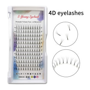 2d 3d 4d Eyelashes Premade Volume Fans Soft Natural Mink Lashes Individual Eyelash Extension C/D Curl Lashes Russian Short Stem
