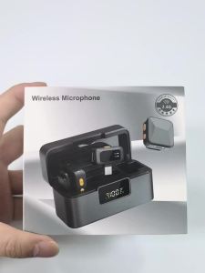 Micro Không Dây Lavalier Đa Hướng Có Hộp Sạc Thời Lượng Pin 36H Giao Diện Type-C Giảm Tiếng Ồn DSP Cho Phòng Thu Tại Nhà