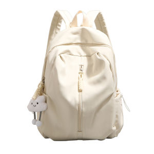 URCDN RDALVO | Minimalist Pure Color Womens Backpack for Students and Commuters