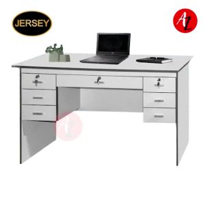 Jersey Six Drawers Office Table / Computer Table / Study Table / Writing Table JS-CD03 GRAY