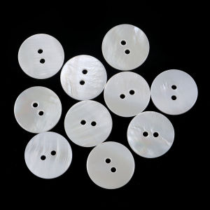 5-20pcs/lot Mutil-Size Pearl Shell Buttons Round 2 Holes Buttons For Clothing Sewing Accessories DIY Crafts Garment Decoration