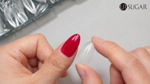UR SUGAR 320pcs Instant-Apex Soft Gel Nail Tips Half Matt Full Cover Press-On Pre-Building Nail Tips False Nails Gel Extension