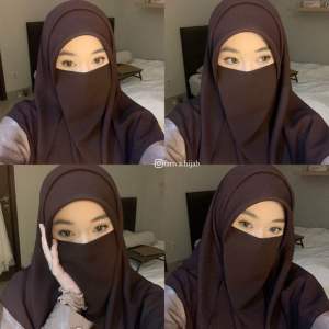 FARIVA - Polycotton 130 cm Syar’i Jumbo Kerudung Segiempat Jumbo