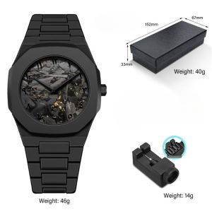 Mens Arabic Numerals Silicone Quartz Watch for Men