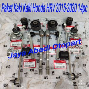 Paket Komplit Bushing ball joint tie rod Rack end Link Stabil Karet Stabil Honda HRV 2015-2020 14pc japan