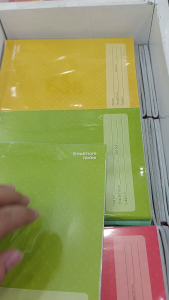 Stradmore Writing and Composition Notebook Colours Design-Quality Notebook for Grade School with plastic cover