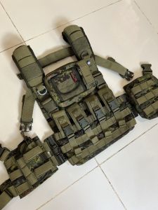Venum-x Hback Quick Release Bandolier Tactical Vest with Camouflage Pattern and Multiple Pouches for Sports & Outdoor Activities