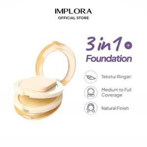 IMPLORA Bedak Suelutte Compact Powder Two Way Cake 3in1 Kode 320