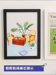 50x60cm/50x70cm Solid wood picture frame wall poster mounting frame