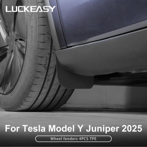 for Tesla Model Y Juniper/Launch 2025 Car Mud Fenders Car Modification Accessories Front And Rear Wheel Fenders 4Pcs/set
