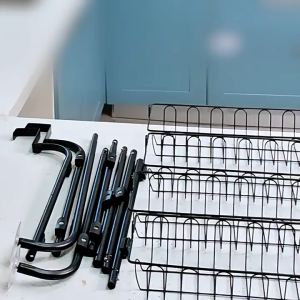 DECCO 4/6 Layer Rack Bathroom Hanging Basket Multilayer Kitchen Cabinet Door Organizer Holder Rak Penyimpanan Gantung - Fulfilled by DECCO SHOP