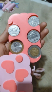 Personalized 3d Printed Coin Holder 5 slots