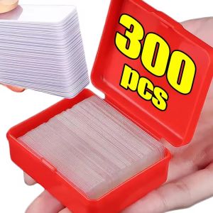 300PCS Double Sided Adhesive Tape Strong Reusable Waterproof Wall Sticker Traceless Home Poster Festival Decor Clear Nano Tape