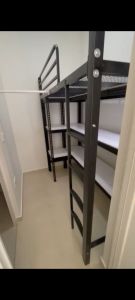Loft bed customize+Lshape shelf singapore