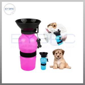 Portable Water Feeder Squeeze Type 500 ml for Dogs & Cats - Easy to Use Large Capacity Durable Material Clean & Hygienic Design