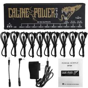 IRIN | Caline CP-04 Guitar Effect Pedal Short Circuit Overcurrent Protection Pedal Guitar Accessories Power Supply 10 Isolated Outputs