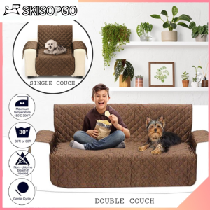 SKISOPGO Pet Dog Anti-fouling 1/2/3 Seater Sofa Mat Reversible Washable Sofa Cover Furniture Protector