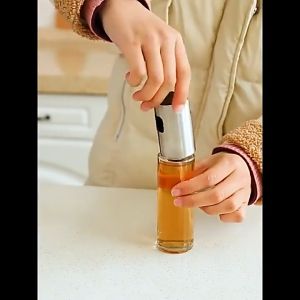 Buyyu Stainless Steel Olive Oil Vinegar Sprayer Oil Spray Bottle